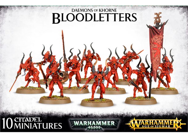 Daemons of Khorne Bloodletters Warhammer Age of Sigmar 